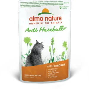 Top-Angebot Sparpaket 30 x 70 g Almo Nature Anti-Hairball mit Huhn Katzen Nassfutter